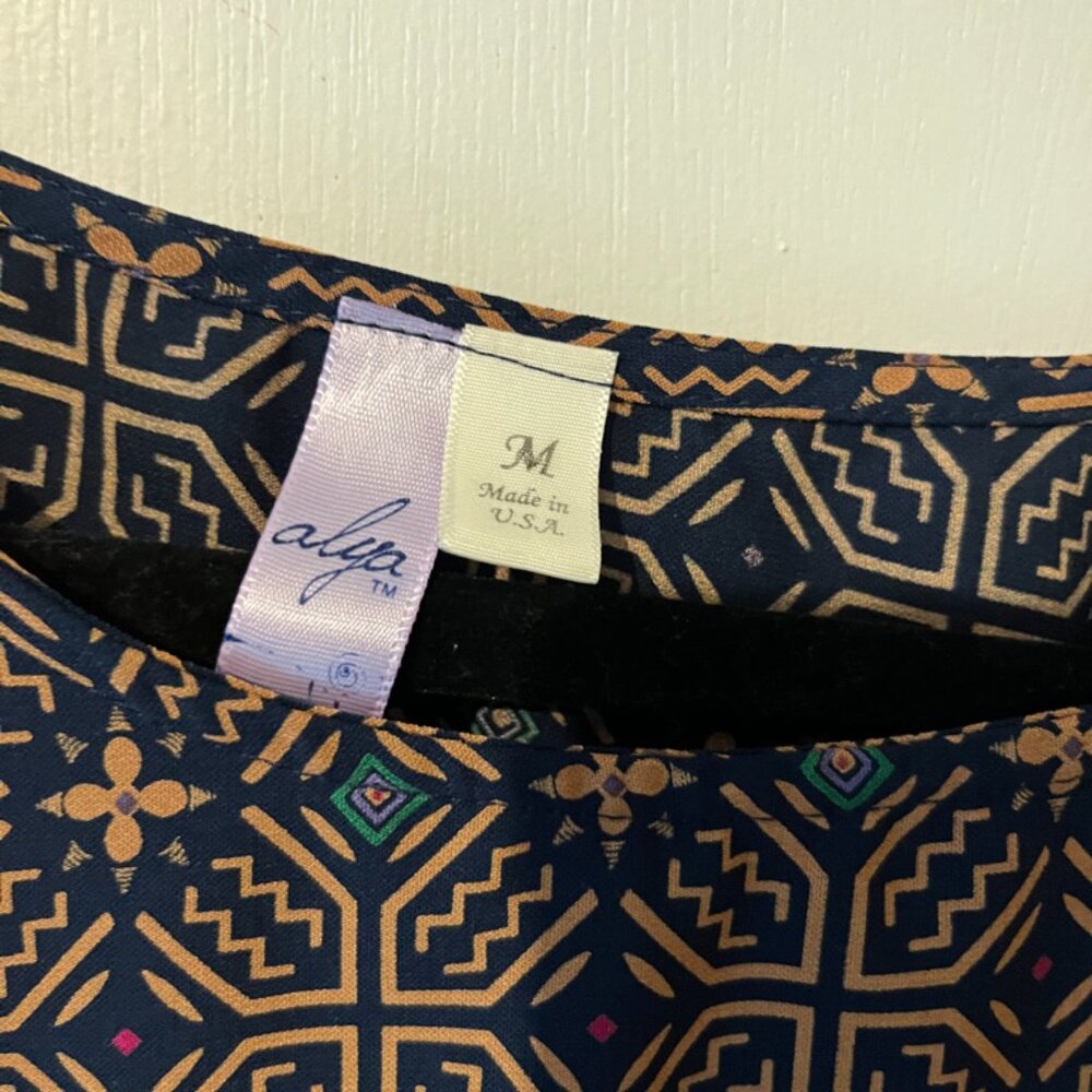 ALGA WOMENS BLOUSE SZ M - Picture 5 of 6